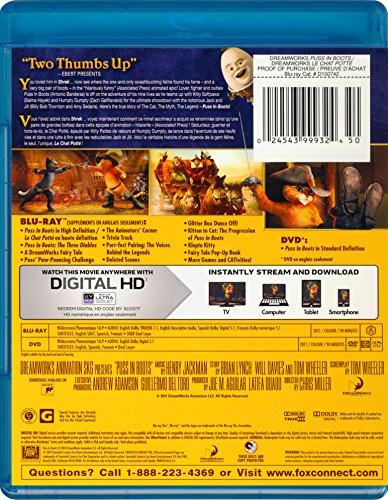 Puss In Boots - Blu-Ray/DVD (Used)
