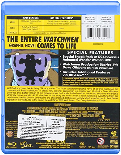 Watchmen: The Complete Motion Comic - Blu-Ray