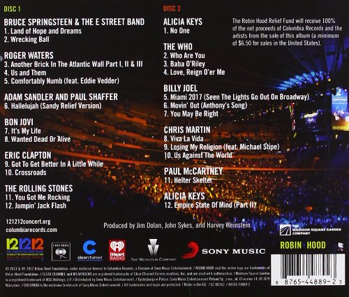 Variés / 12-12-12 The Concert For Sandy Relief - CD (Used)