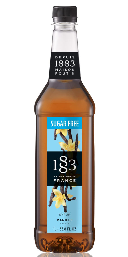 Maison Routin 1883 Sugar Free Vanilla Syrup, Pet Bottle 1000 Milliliter 🍁 All In One Marketplace Canada