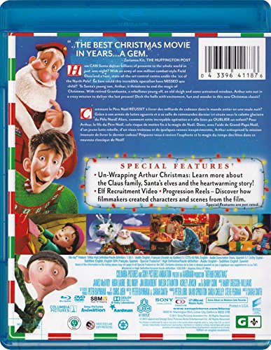 Arthur Christmas - Blu-Ray/DVD (Used)