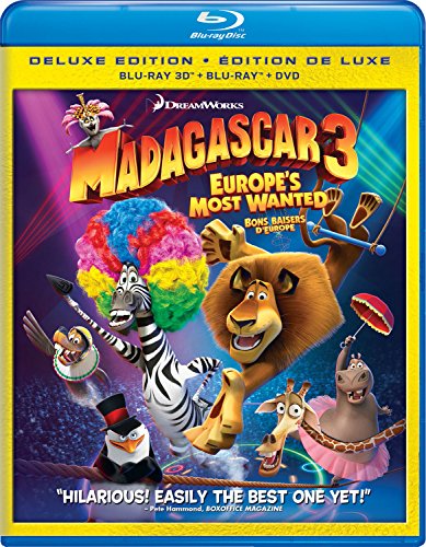 Madagascar 3: Europe's Most Wanted - 3D Blu-Ray/Blu-Ray/DVD