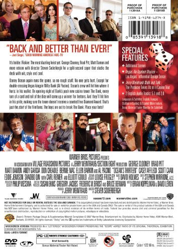 NEW Ocean's Thirteen (DVD)