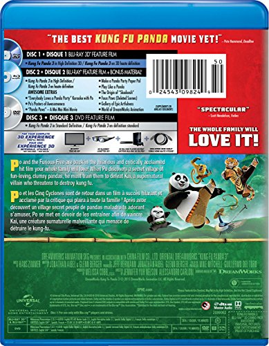 Kung Fu Panda 3 [3D Blu-ray + DVD] (Bilingual)