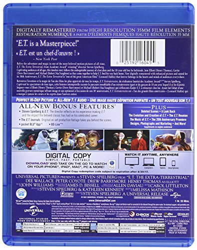 E.T.: The Extra Terrestrial (30th Anniversary Edition) - Blu-Ray/DVD (Used)