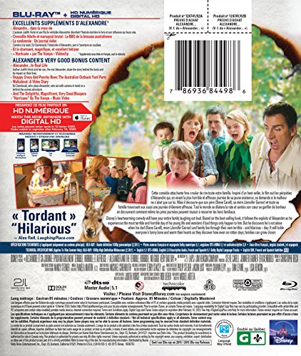 Alexandre et sa Journée Épouvantablement Terrible, Horrible et Affreuse - Blu-Ray (Used)