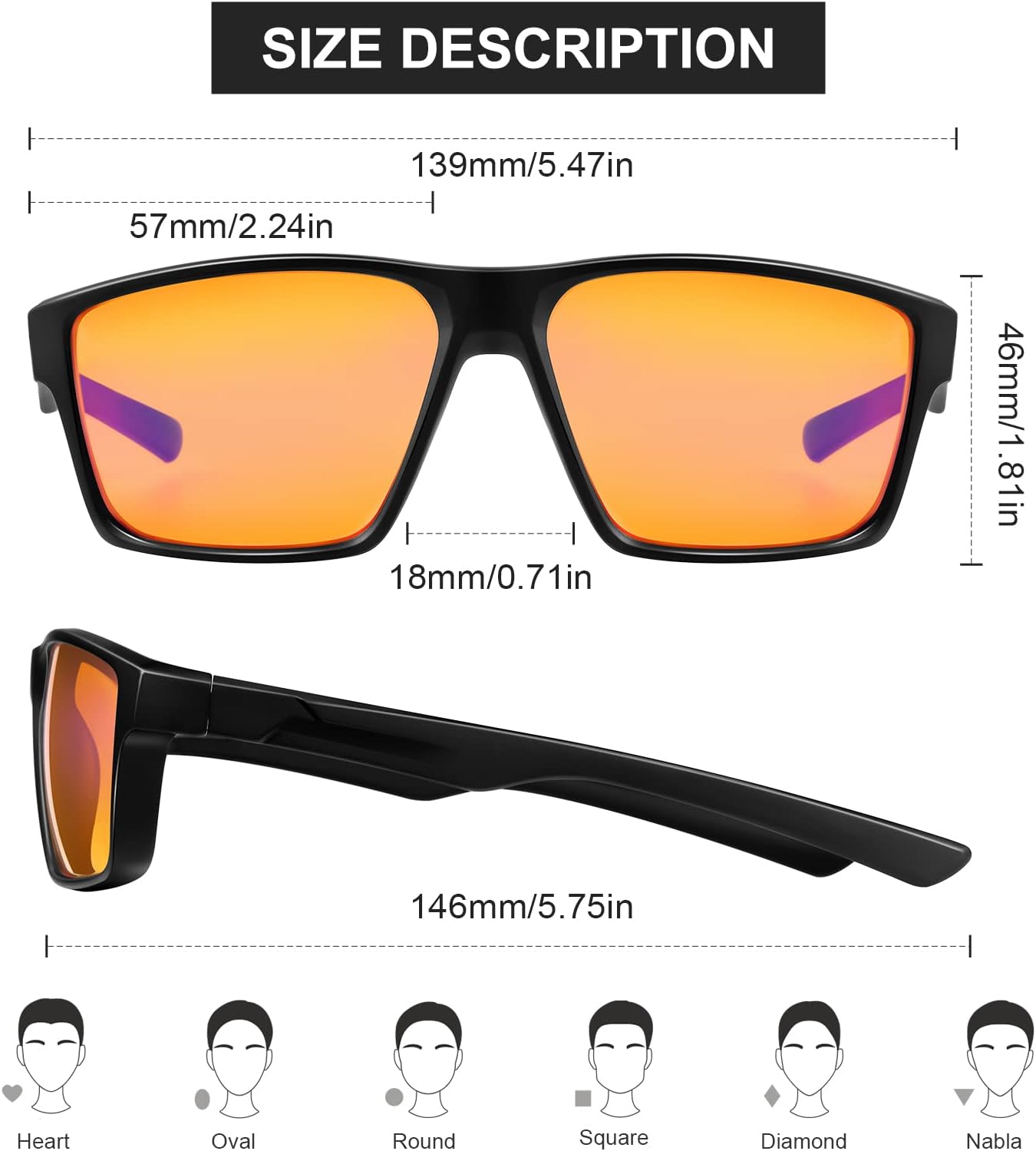 Okany Blue Light Glasses – Gaming & Computer Glasses for Men & Women, Anti-Glare, UV Protection