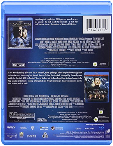 The Da Vinci Code (Extended Cut) + Angels & Demons (Extended Edition) - Blu-Ray (Used)