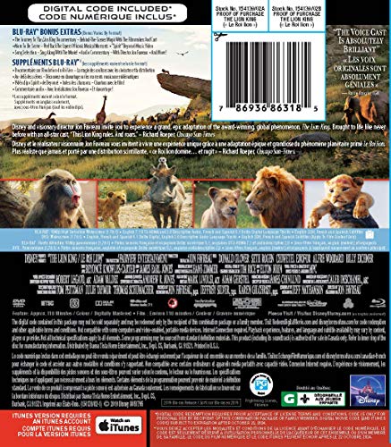 The Lion King - Blu-Ray/DVD