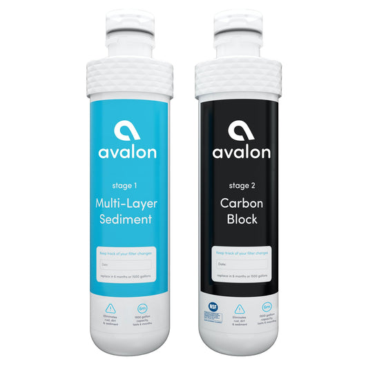 Avalon 2 Stage Replacement Filters for Avalon Branded Bottleless Water Coolers (Purchased After January 2018), NSF Certified, 1500 Gallons, White, Dual (AVALONFILTER) 🍁 All In One Marketplace Canada