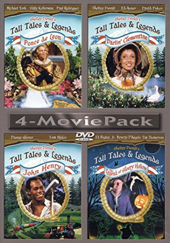Tall Tales & Legends: Ponce de Leon + Darlin' Clementine + John Henry + The Legend Of Sleepy Hollow (4 Movie Pack) - DVD