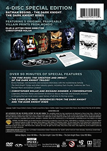 The Dark Knight Trilogy – Édition spéciale (DVD) [Importé]