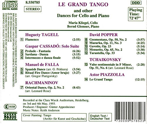 Le Grand Tango (Cello & Piano)
