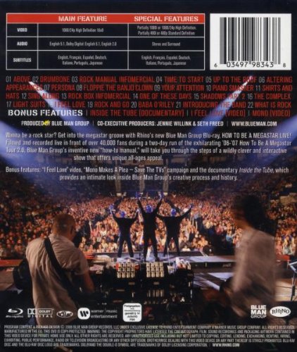 Blue Man Group: How to Be a Megastar 2.1 [Blu-ray]