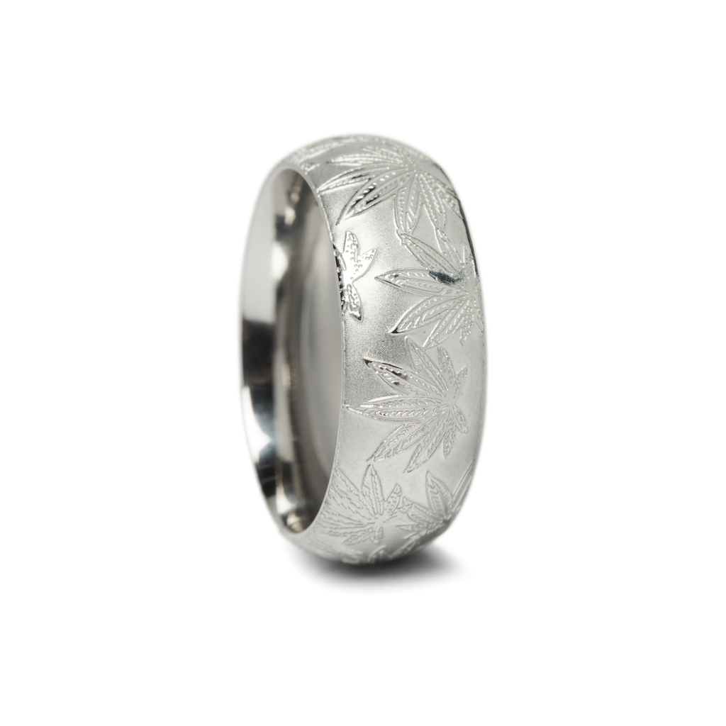 HUF 'Plantlife' Ring - Silver