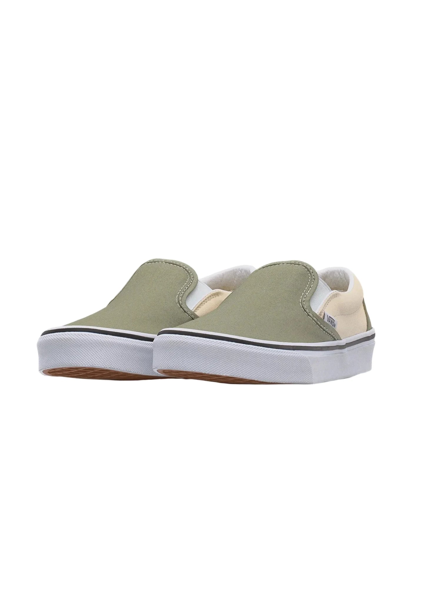 Vans 'Classic Slip-On' Shoes - Pop Sage/Dark Green