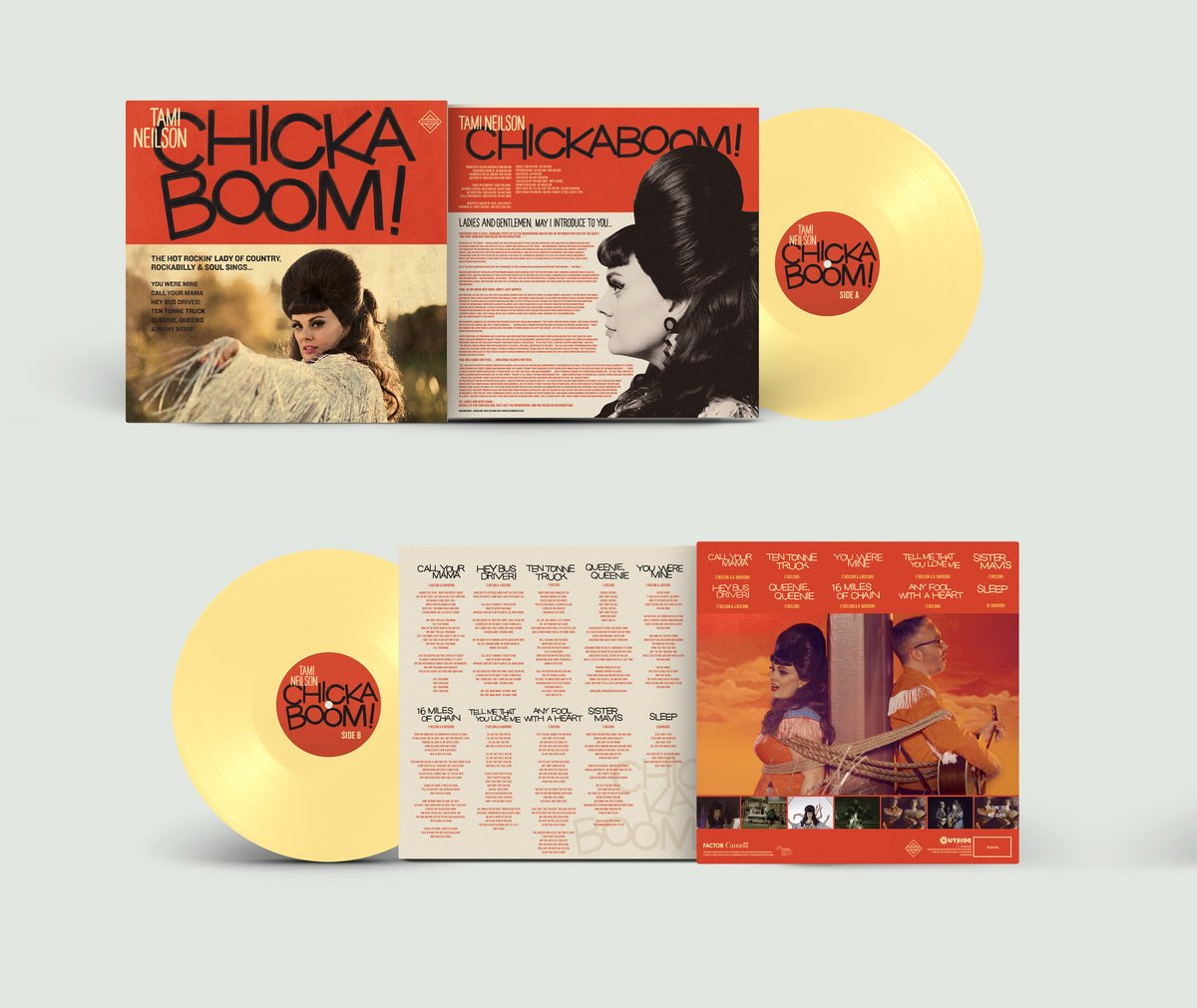 Tami Neilson / CHICKABOOM! - LP CREAM