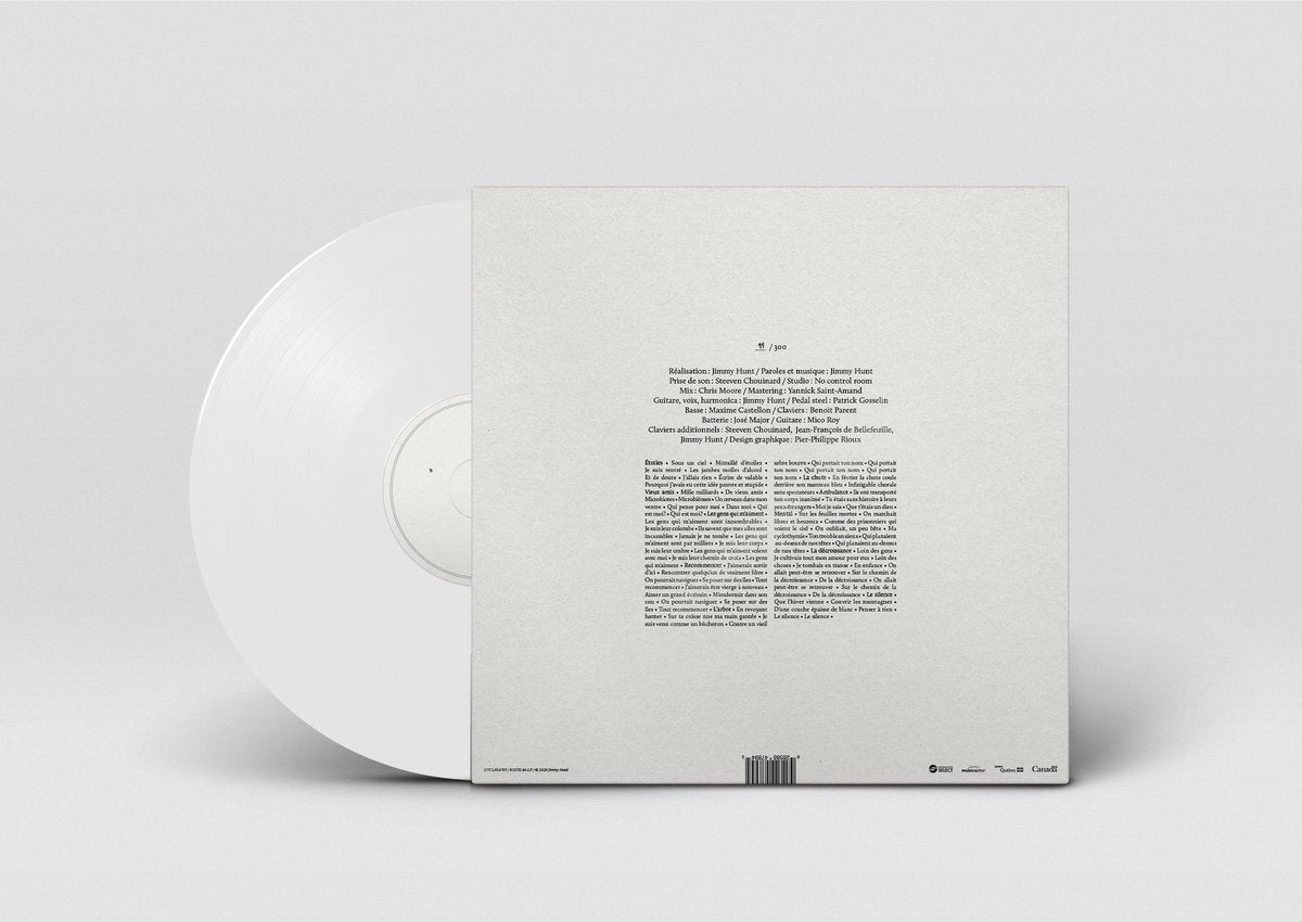Jimmy Hunt / Le silence (Collectionneur) - LP WHITE