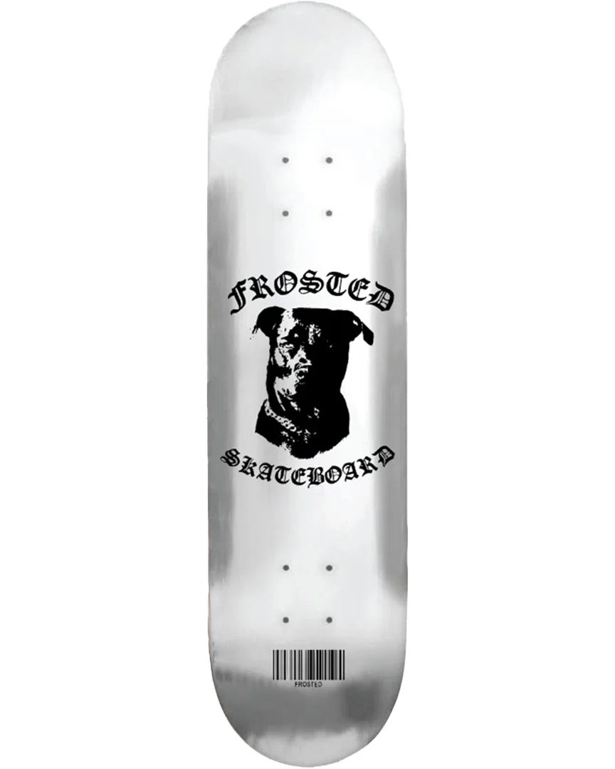 Frosted Skateboards 'Ruby' Skate Deck - Shiny Silver