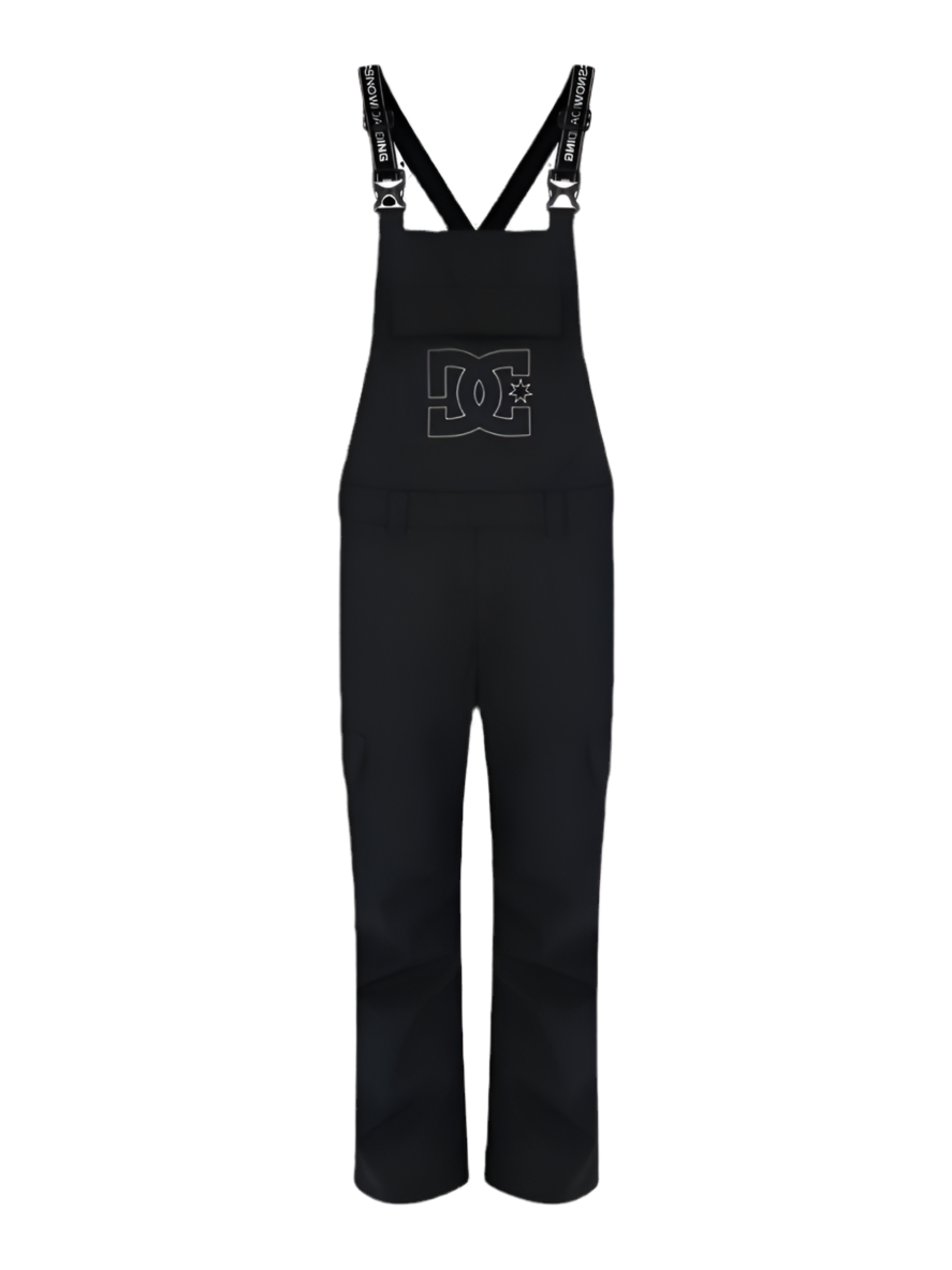 DC Shoes 'Docile' BIB Overall - Black