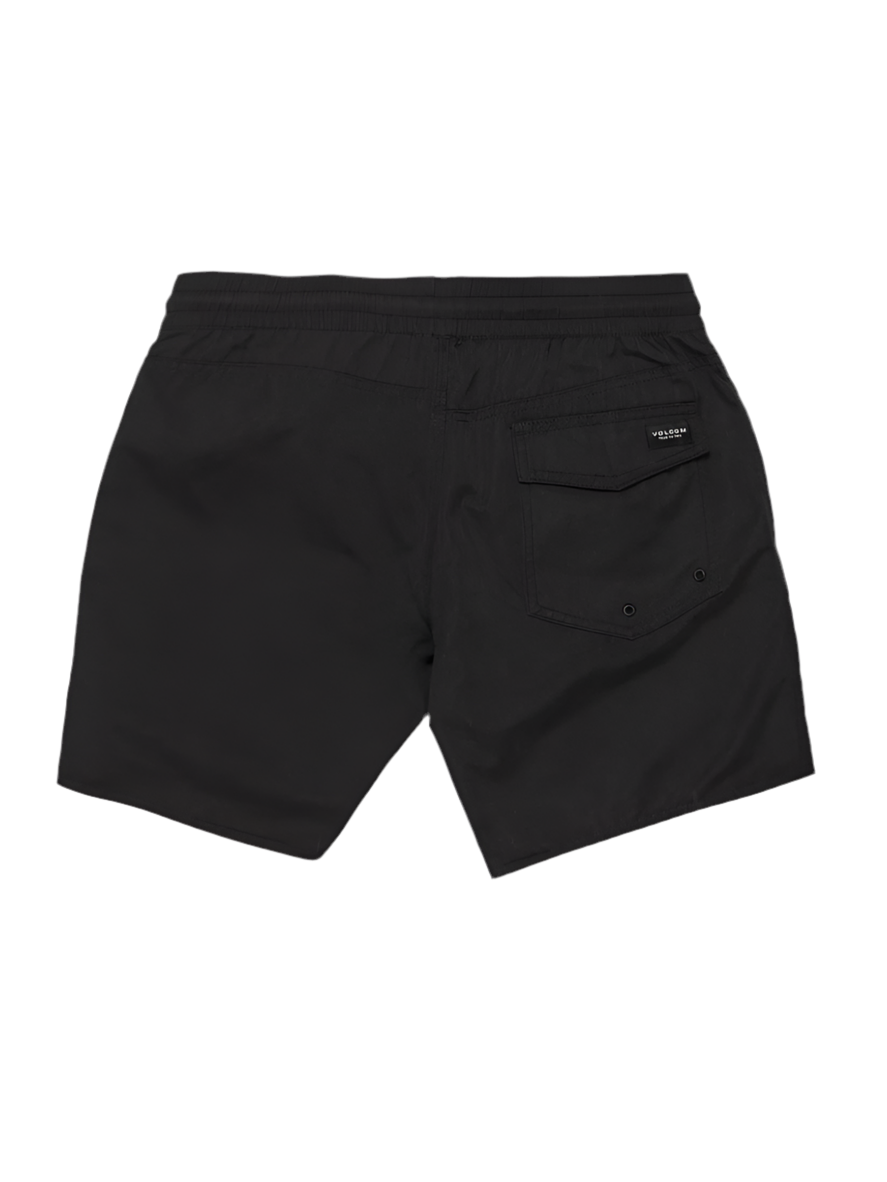 Volcom 'Lido' Elastic Waist Shorts - Black