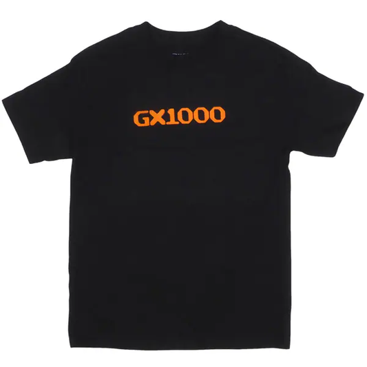 GX1000 'Logo' Tee - Black/Orange