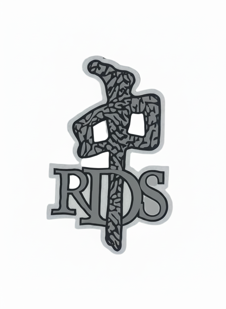 Red Dragon 'OG Logo' Sticker - Elephant Print