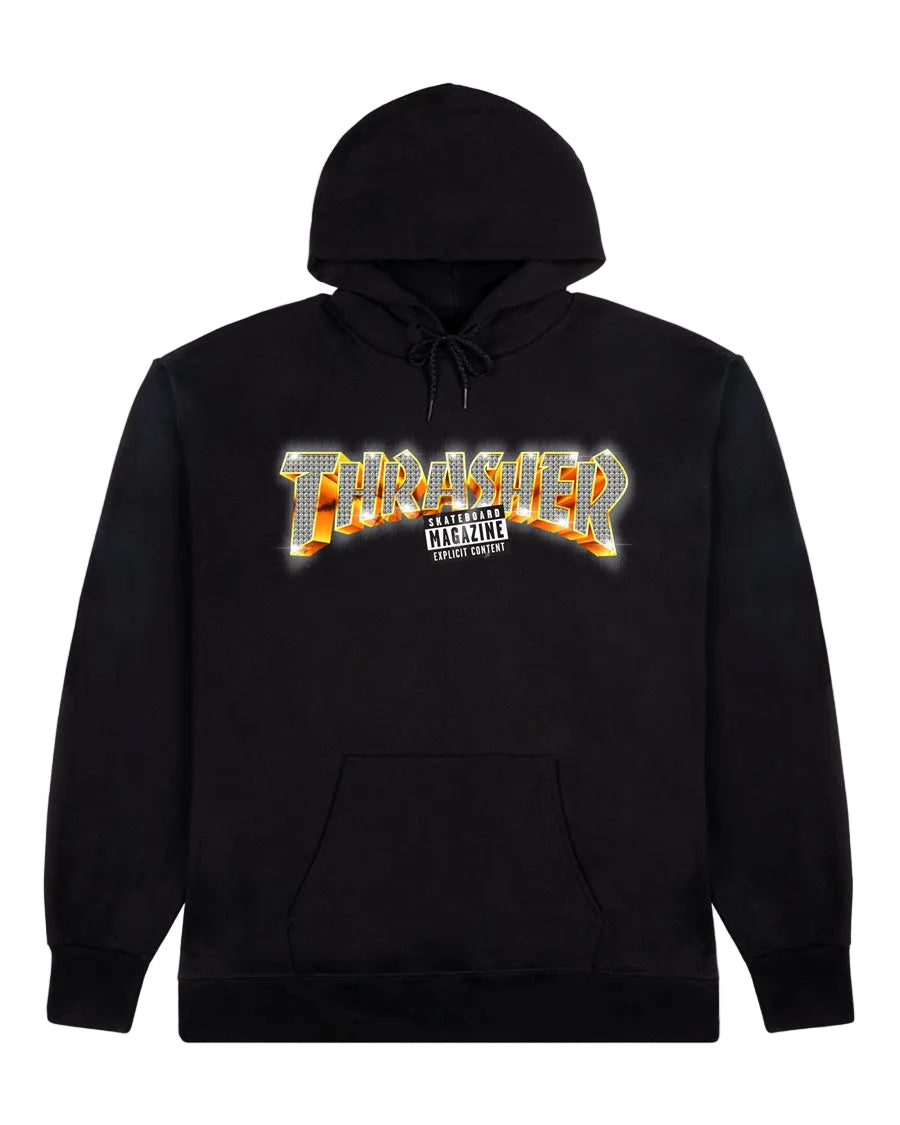 Thrasher 'Explicit' Hoodie - Black