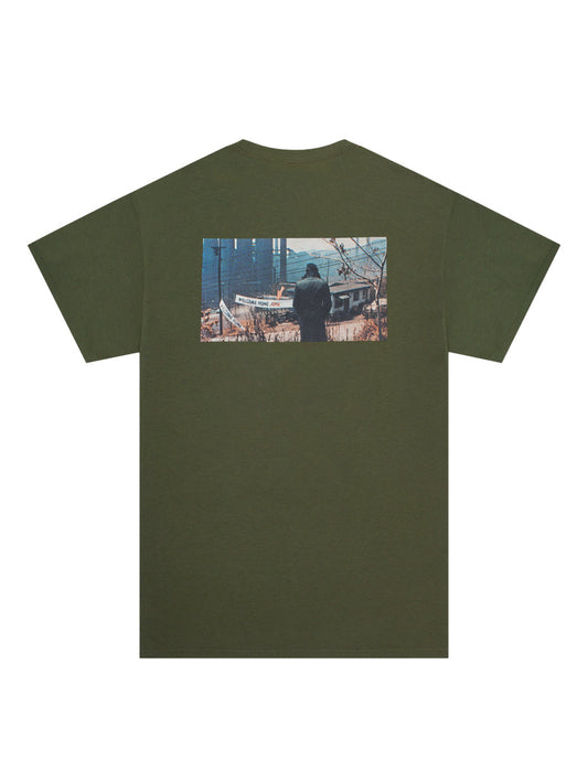 Hockey 'Welcome Home' Tee - Army Green