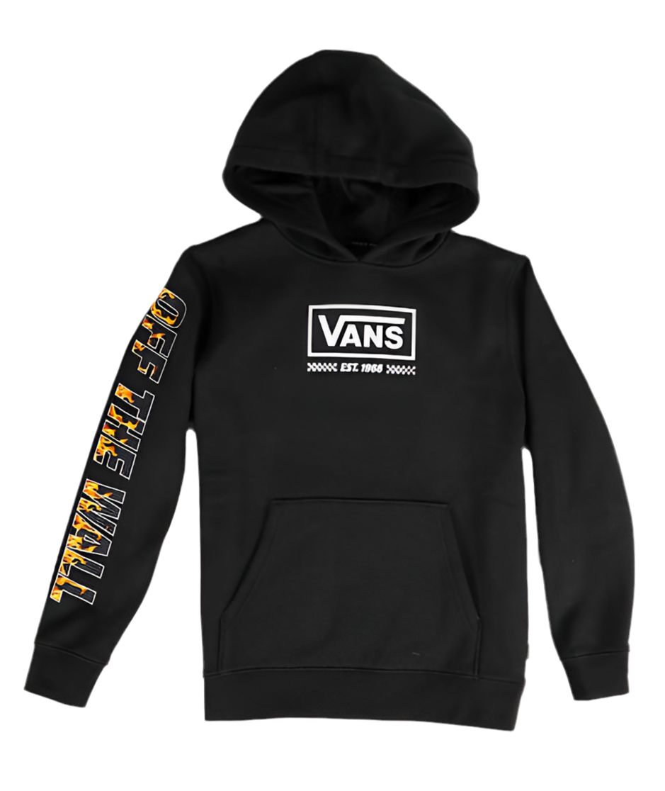 Vans 'Digi Flames' Hoodie - Black (KIDS)
