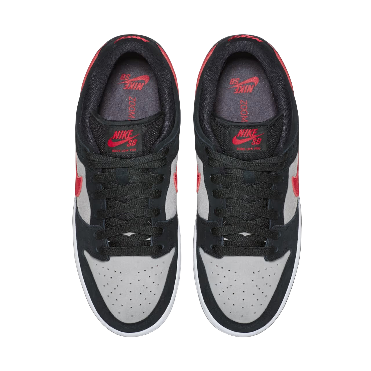 Nike SB 'Dunk Low Primitive Paul Rodriguez' Shoes - Black/Varsity Red/Medium Grey
