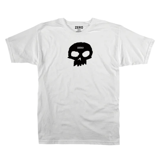 Zero 'Single Skull' Tee - White