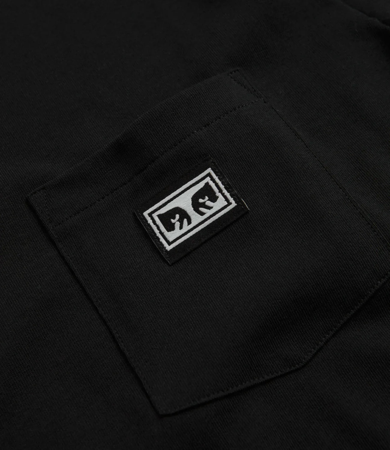 Obey 'Established Works Eyes' Heavyweight Pocket Tee - Black