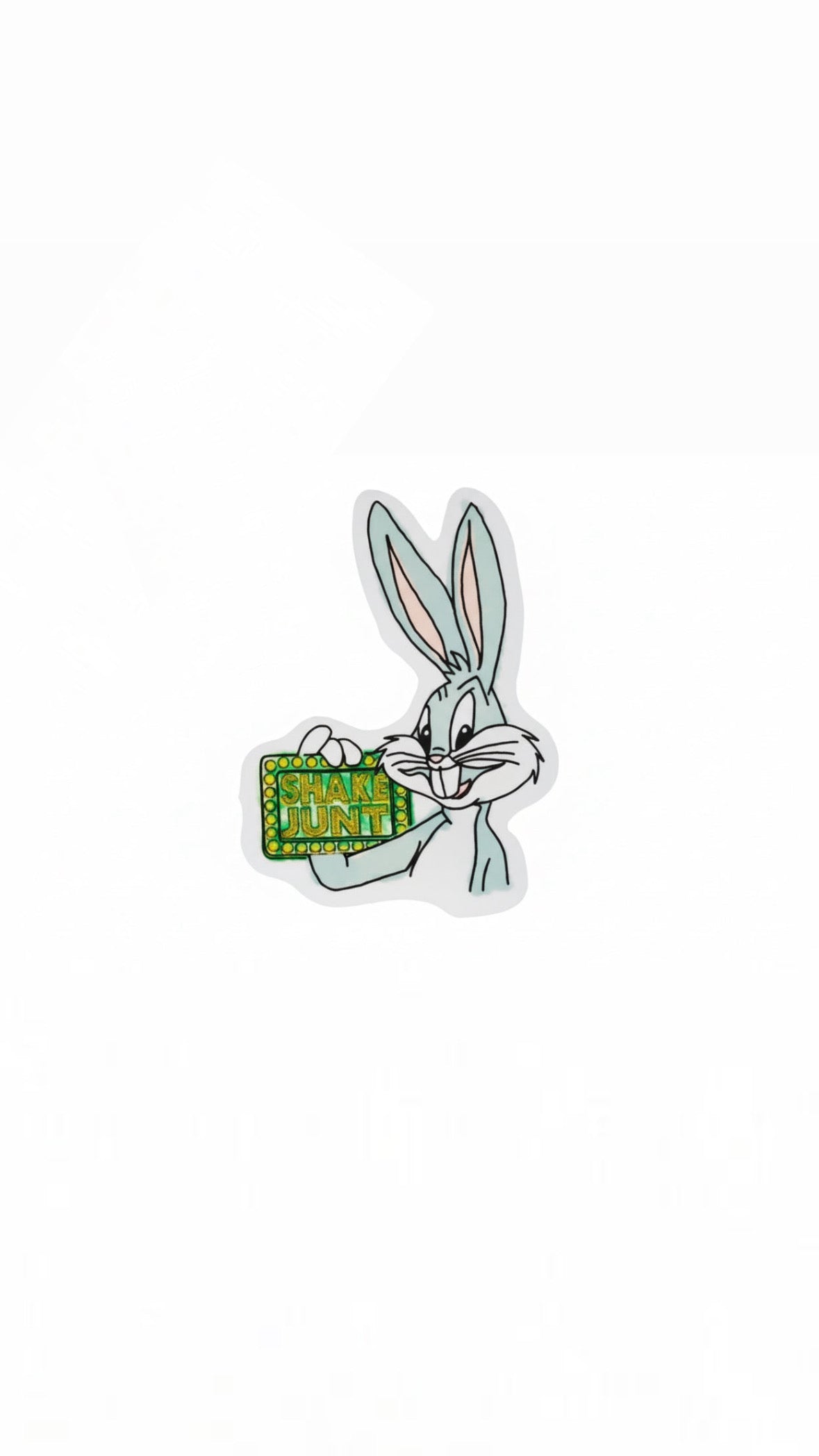 Shake Junt 'Reggie' Sticker - Grey