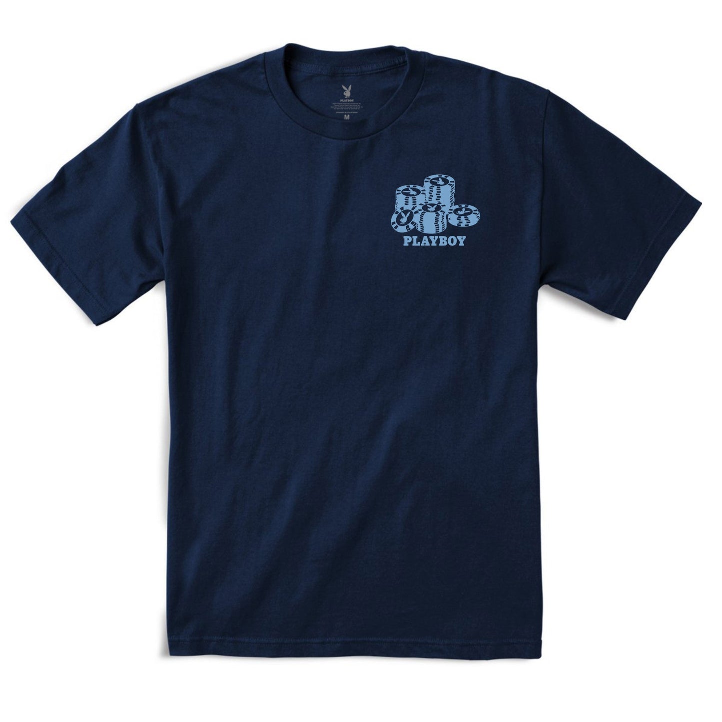 Color Bars X Playboy 'High Roller' Tee - Navy