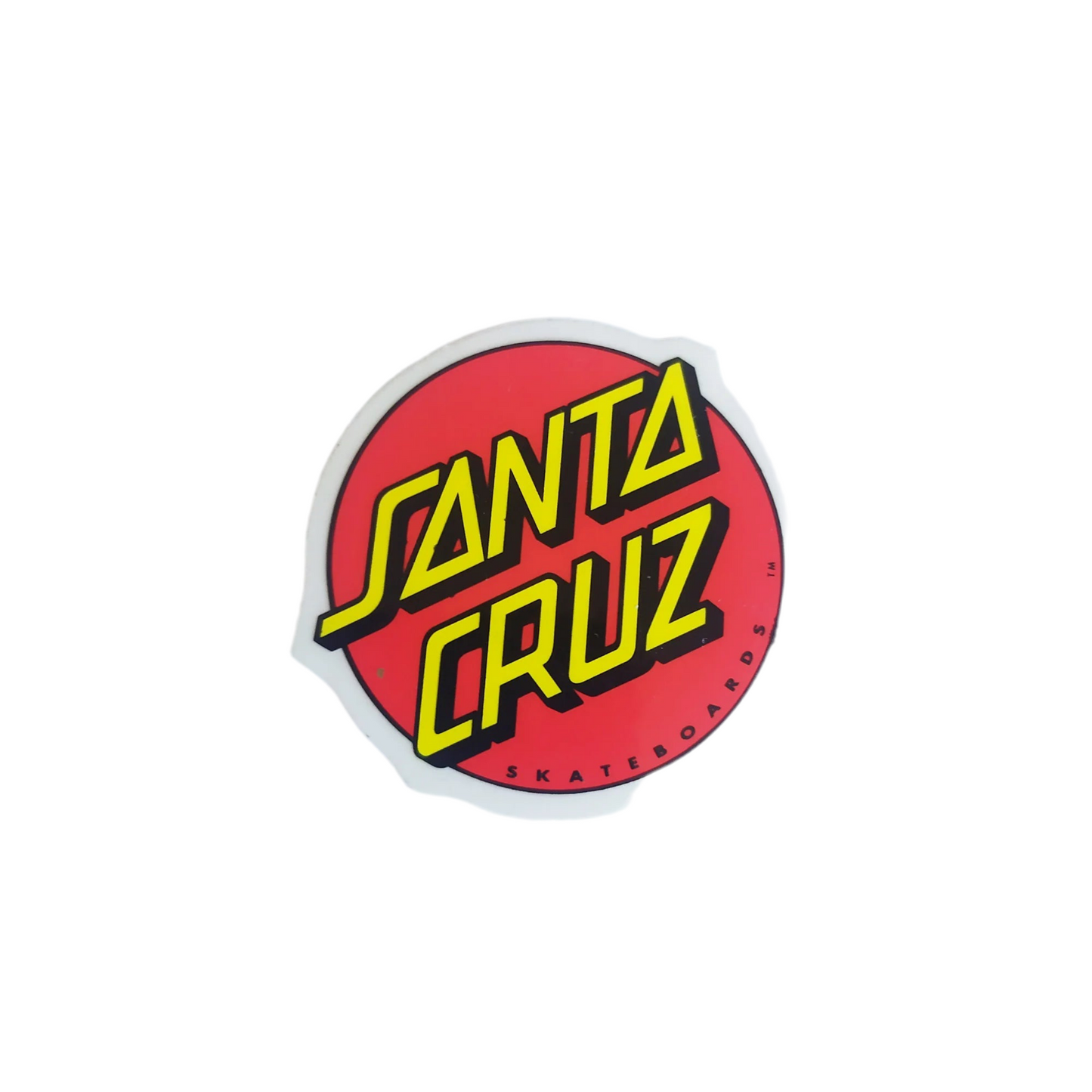 Santa Cruz 'Classic Dot' Sticker - Red