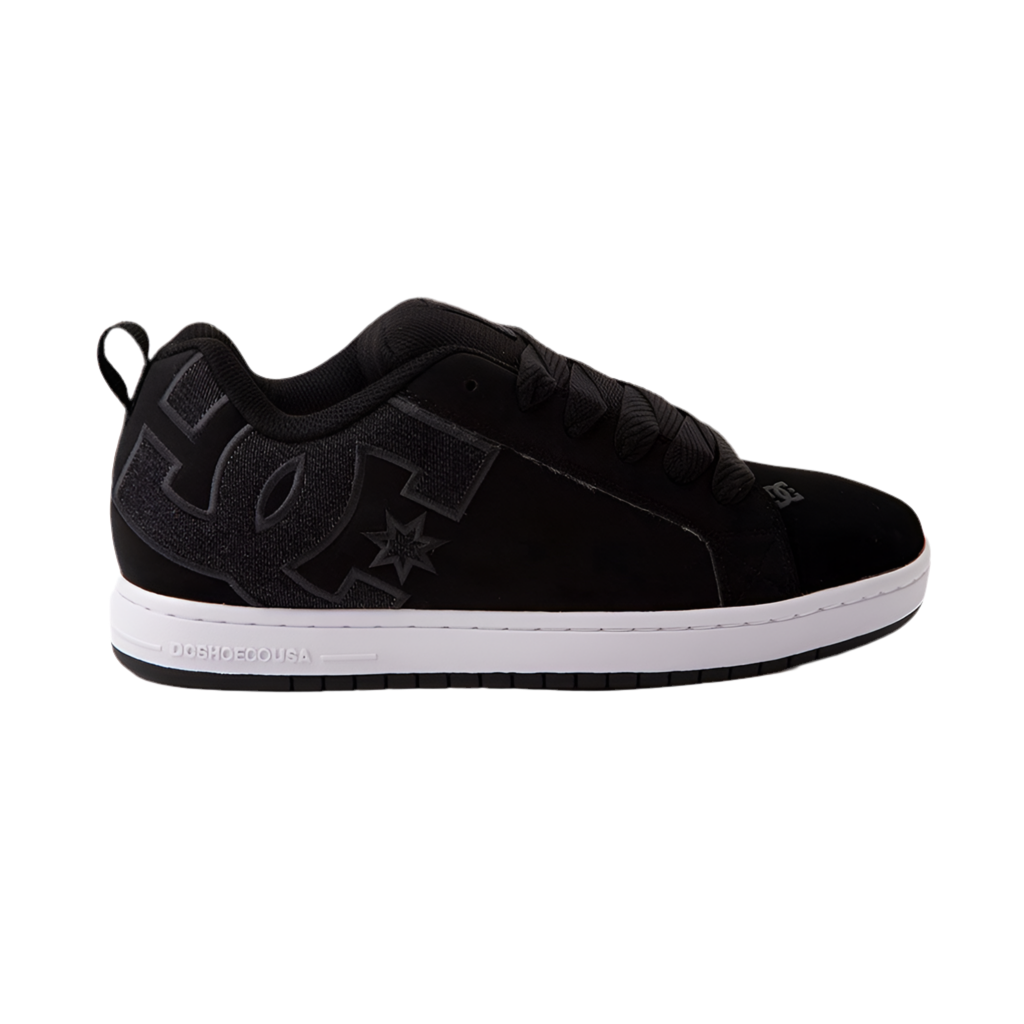 DC Shoes 'Court Graffik' Shoes - Black Denim