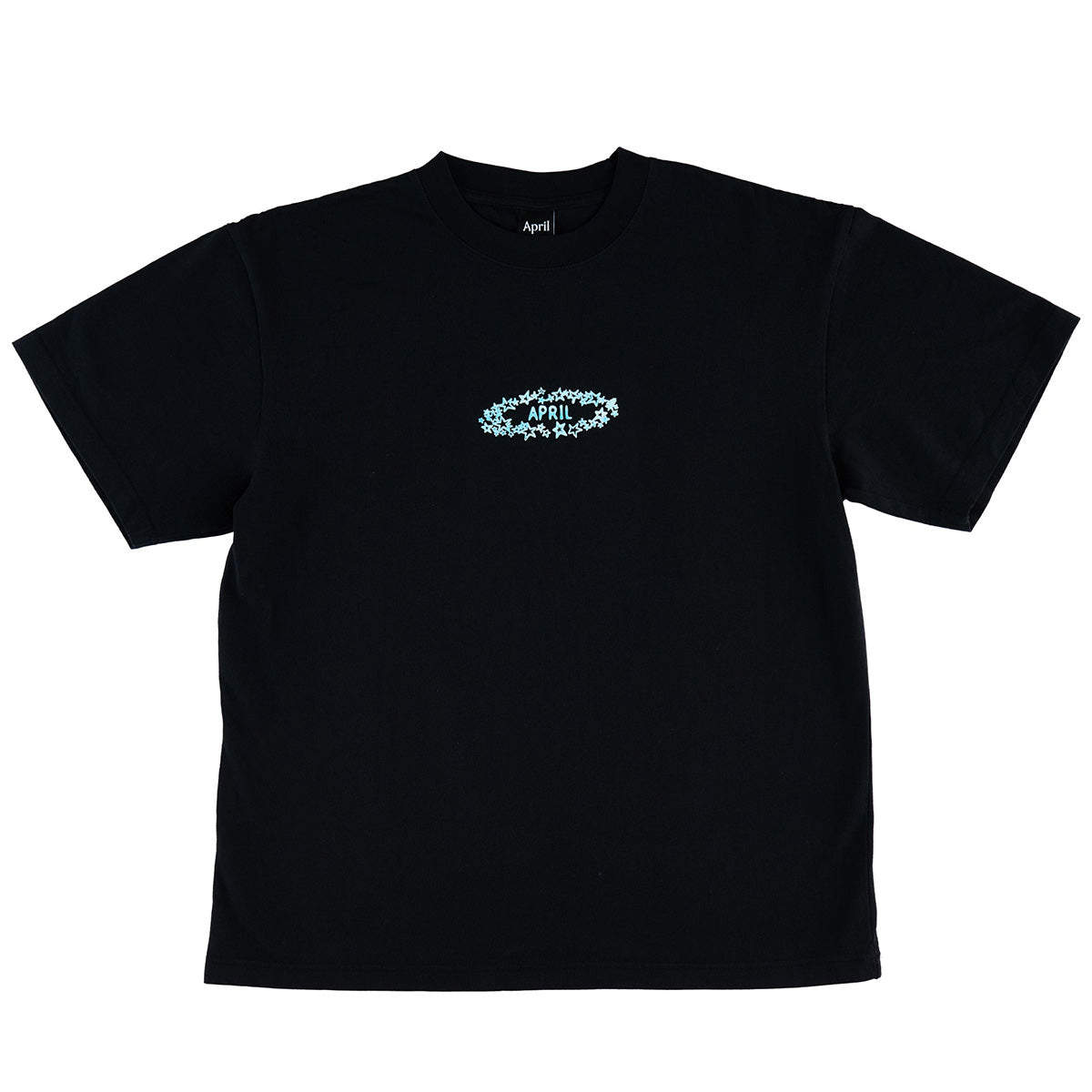 April Skateboards 'Stars Team' Heavyweight Tee - Vintage Black