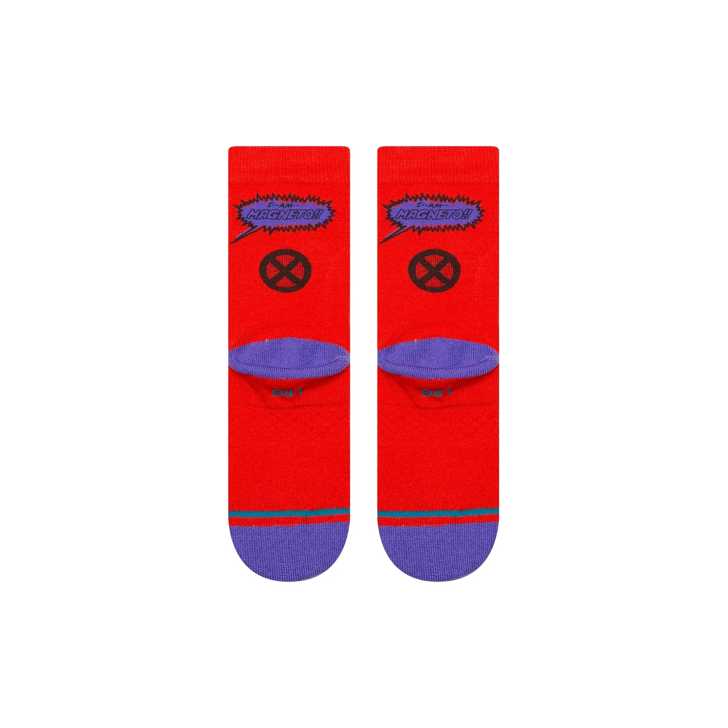 Stance x Marvel 'Magneto' Crew Socks - Red (KIDS)