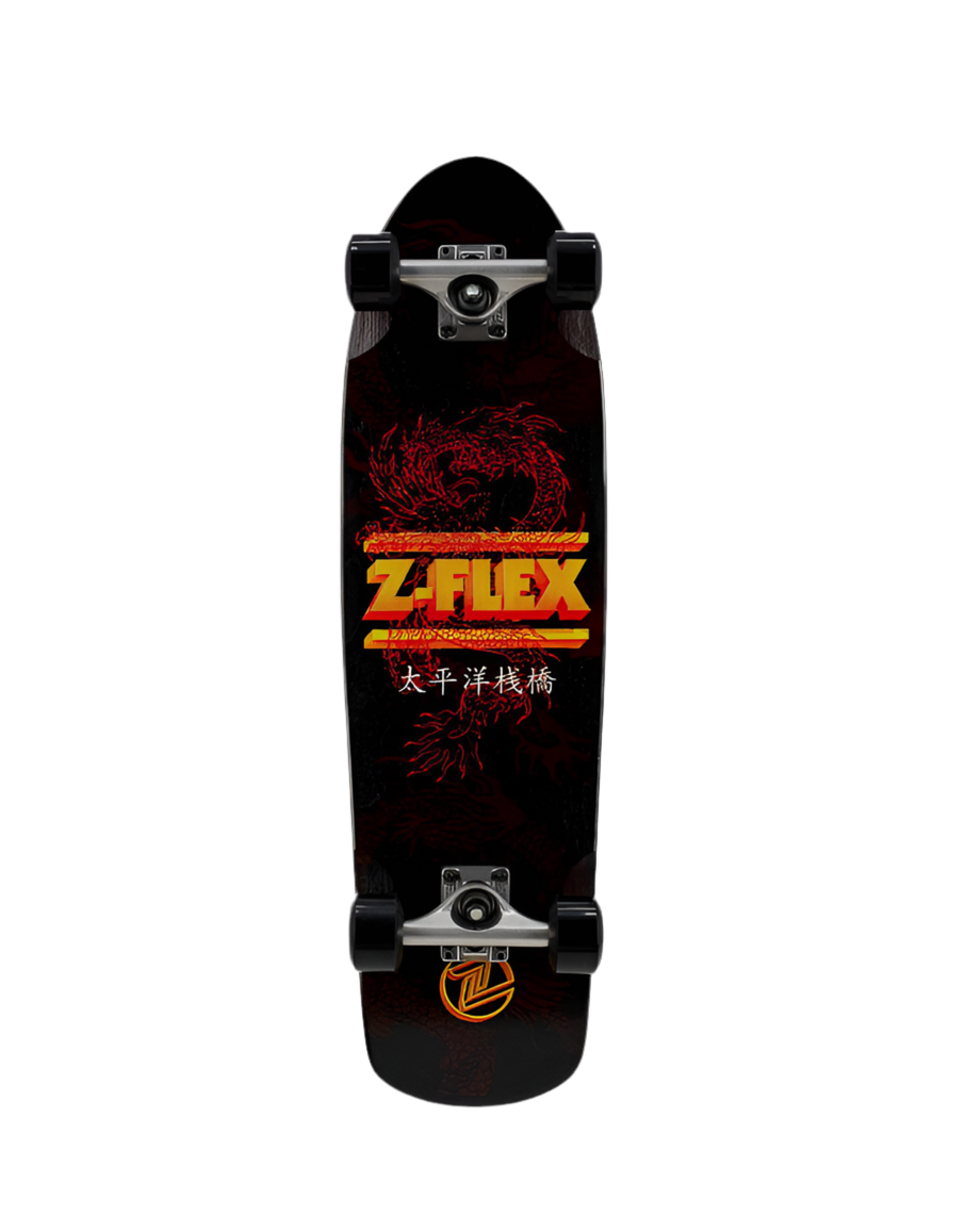 Z-Flex 'Dragon Shorebreak' Complete Cruiser - Black