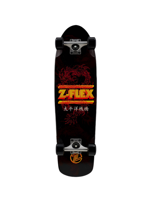 Z-Flex 'Dragon Shorebreak' Complete Cruiser - Black
