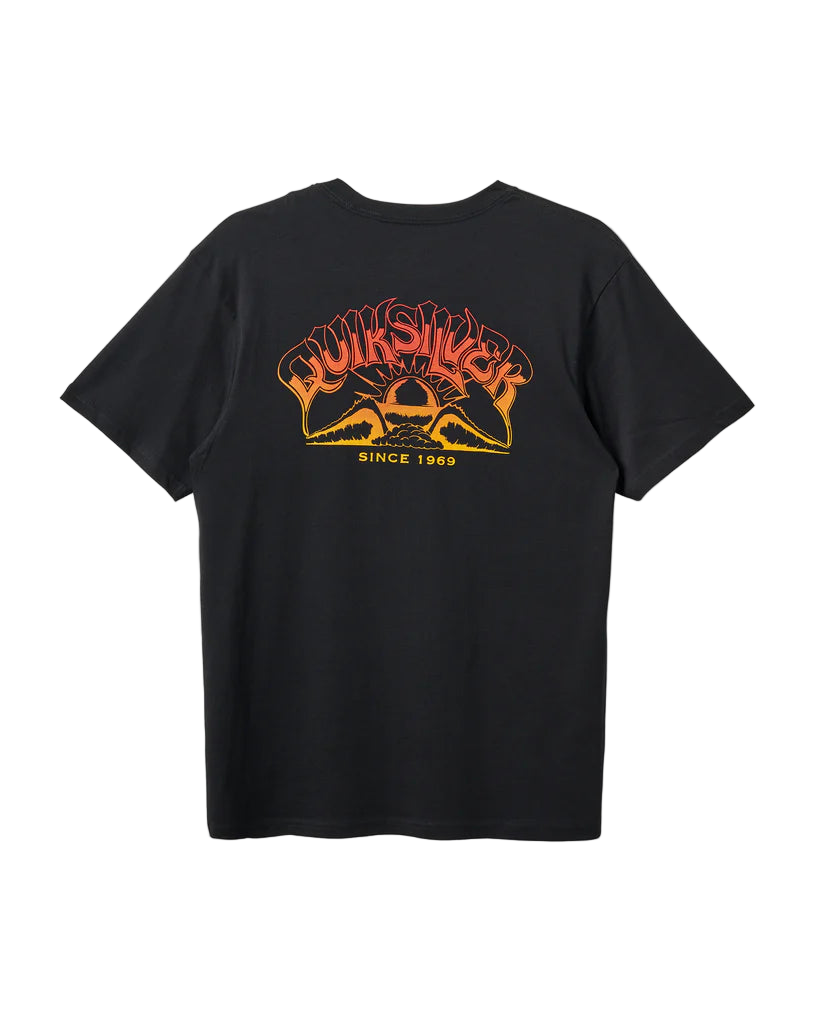 Quiksilver 'A Frame Arch' Tee - Black