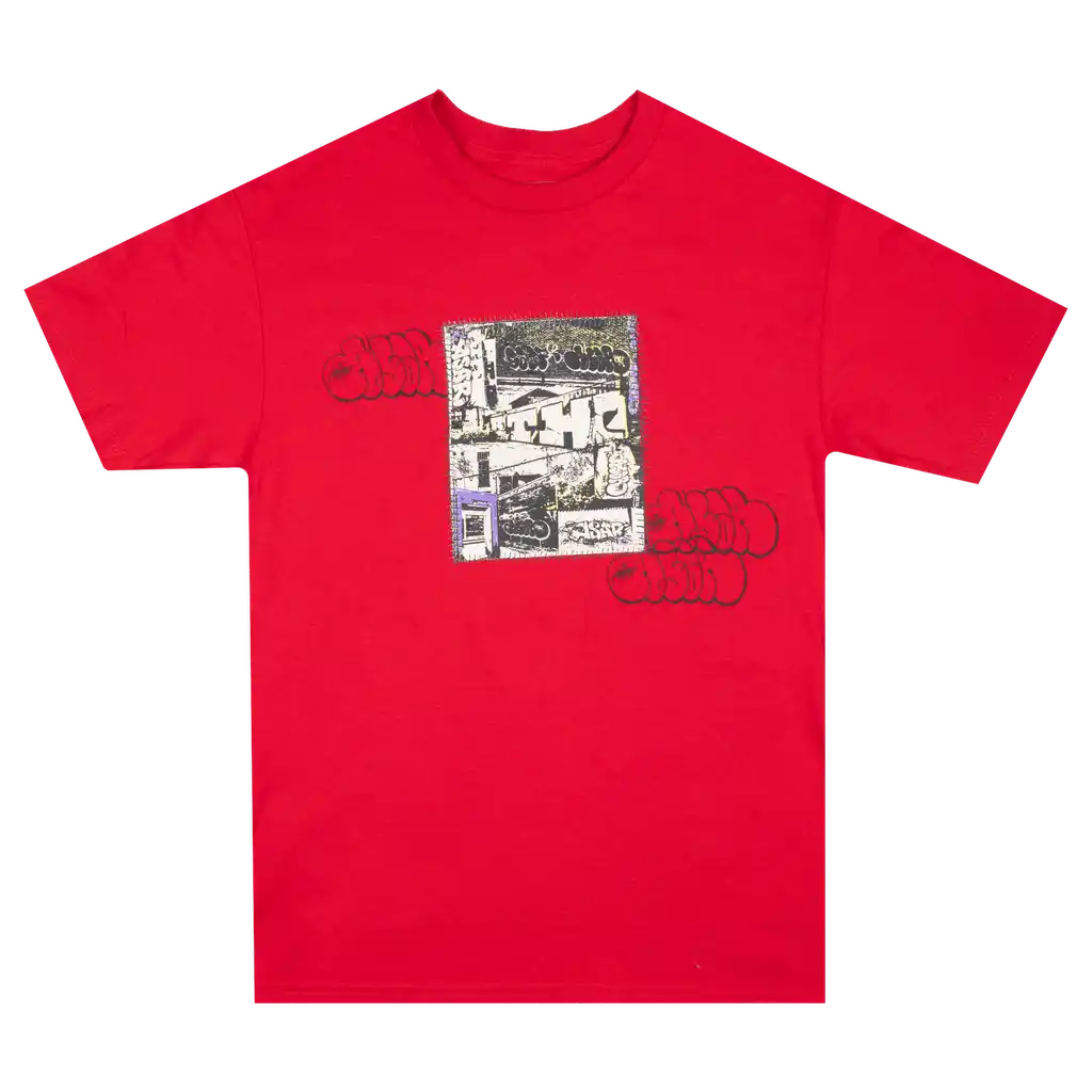 Frosted Skateboards 'Asar Stuff P1' Tee - Red