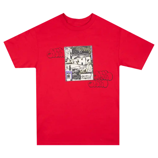 Frosted Skateboards 'Asar Stuff P1' Tee - Red