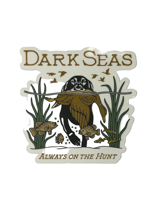 Dark Seas 'Hunter Dog' Sticker - Multi