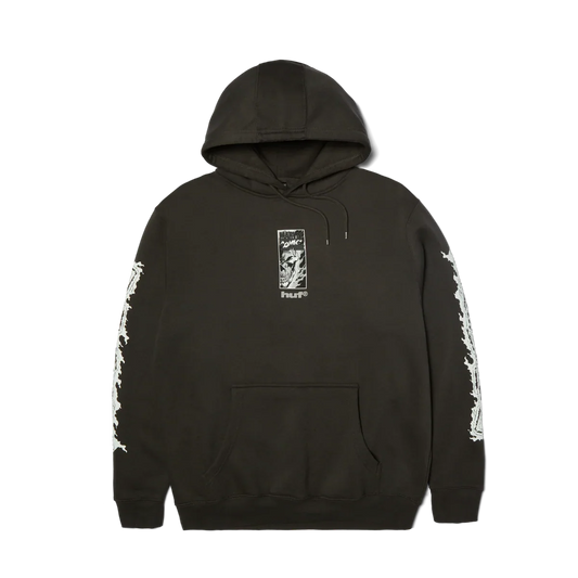 HUF x Marvel 'Ghost Rider' Hoodie - Washed Black