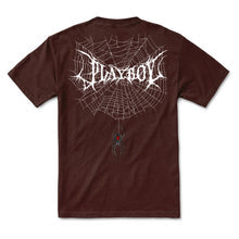 Color Bars X Playboy 'Black Widow' Tee - Chocolate