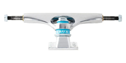 Krux 'Downlow' Hollow Trucks - Silver/Baby Blue