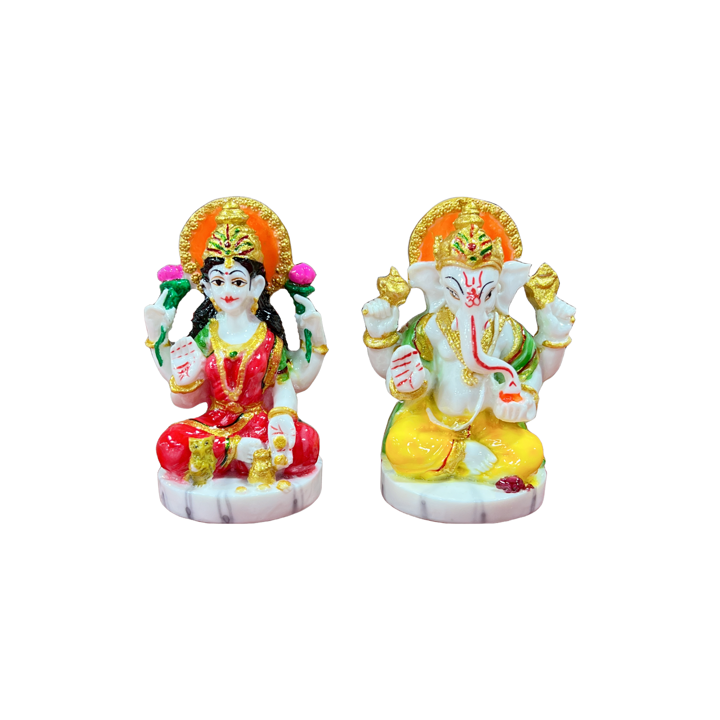 Divine Laxmi Ganesh Combo 4''