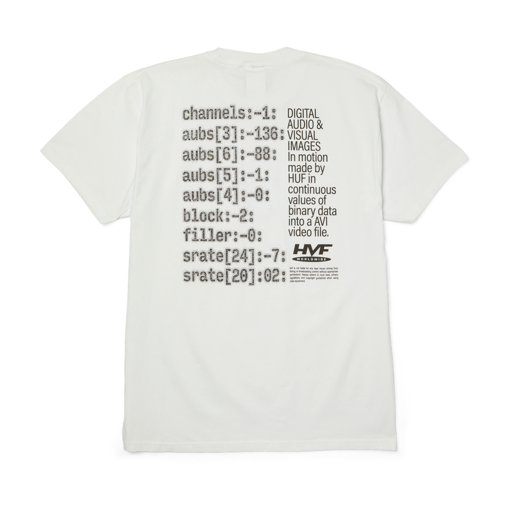 HUF 'H Cam' Tee - White